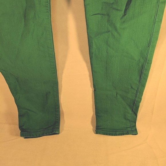 Bench Teal Blue Pool Green Skinny Jeans Pants Womens 32 Slim BLMA0270-19 - Picture 3 of 8